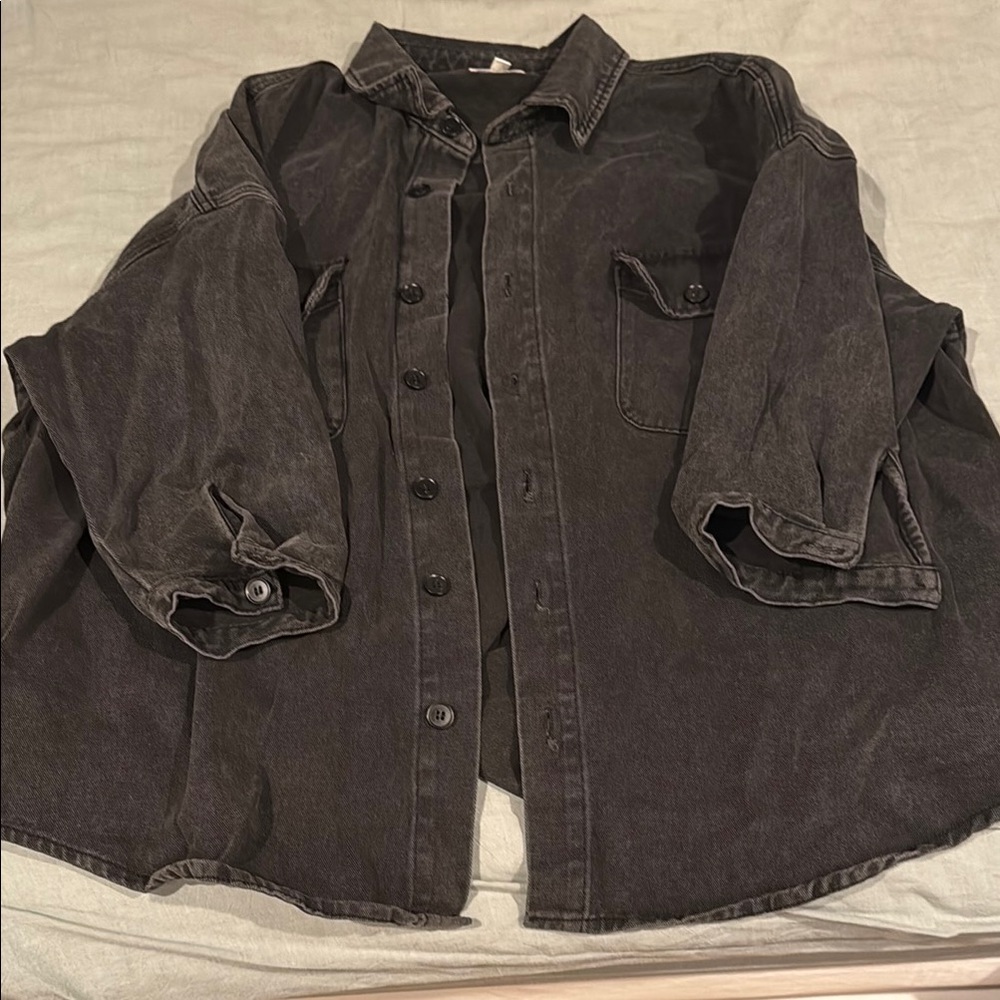 Mod Ref Black Denim Jacket